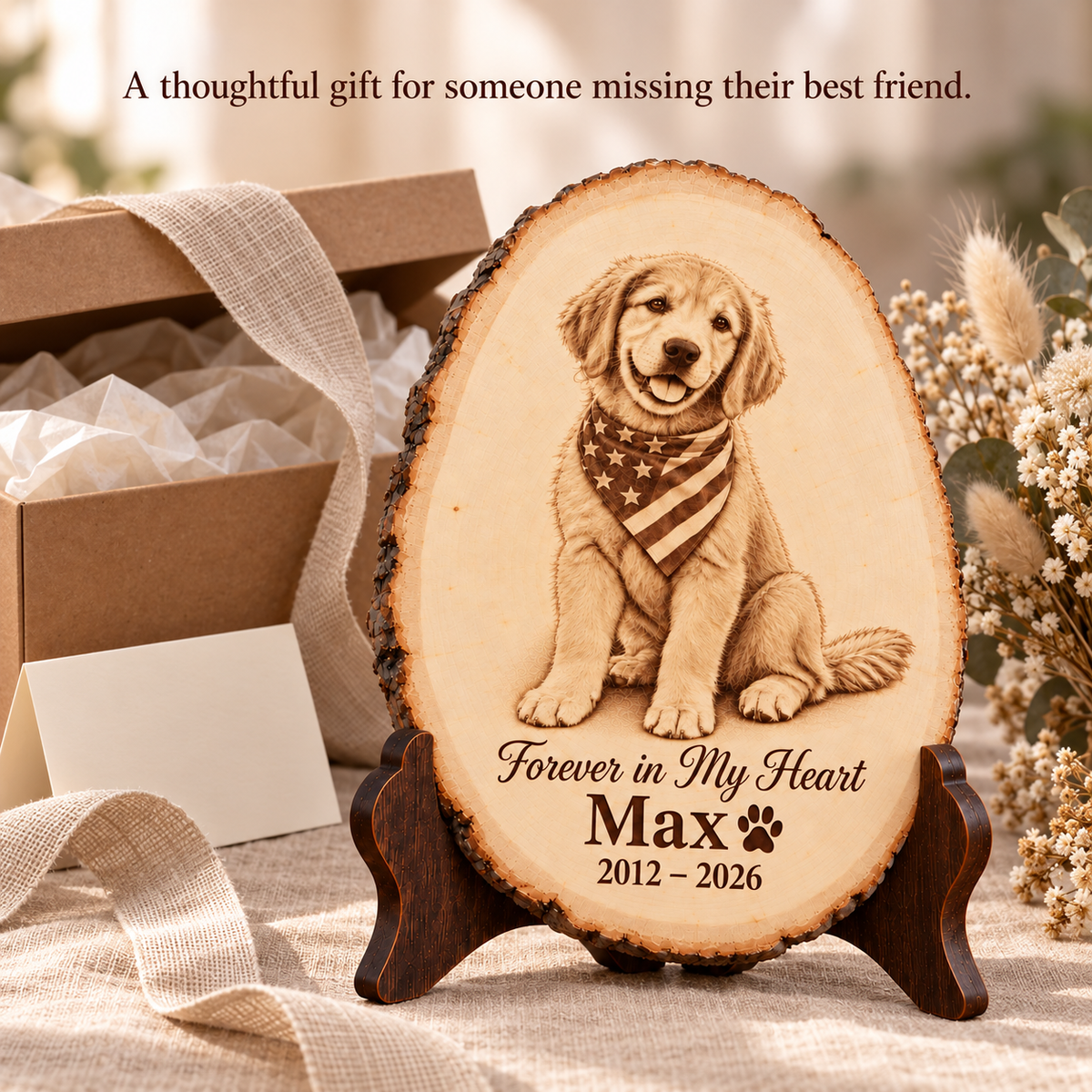 Pet Lovers Wood Ornament