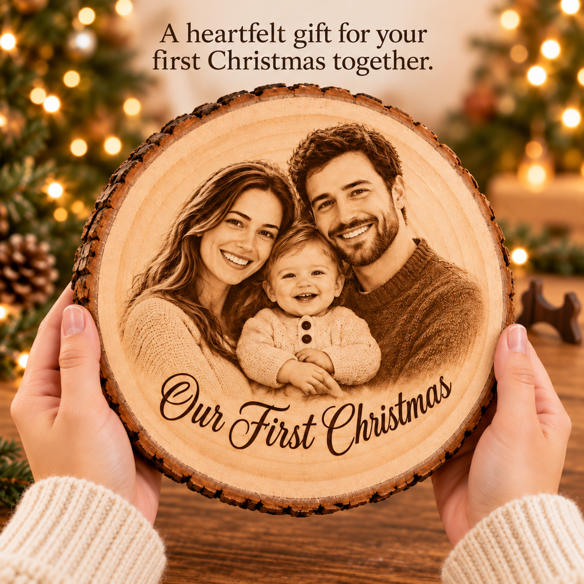 Christmas Wood Ornament