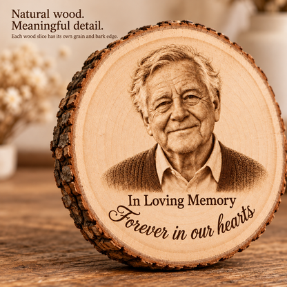 In Loving Memory Wood Ornament