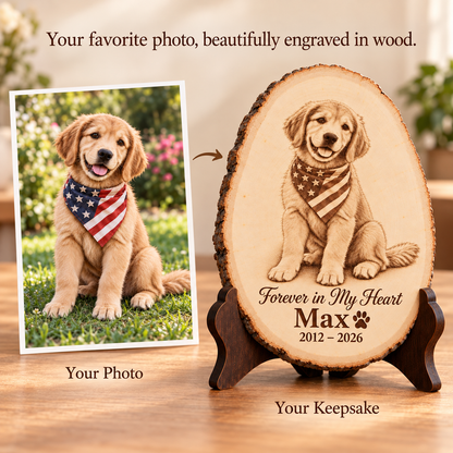 Pet Lovers Wood Ornament