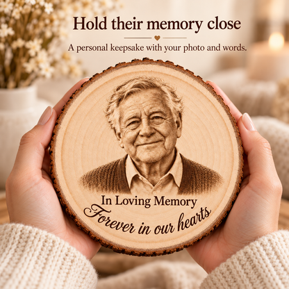 In Loving Memory Wood Ornament
