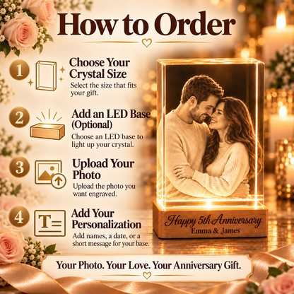 Couples 3D Crystal Rectangle