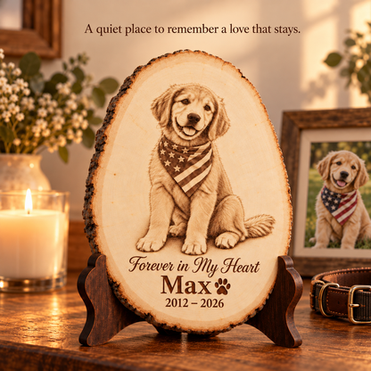 Pet Lovers Wood Ornament